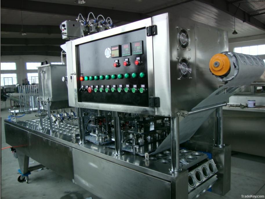 Cup water filling and sealing machine