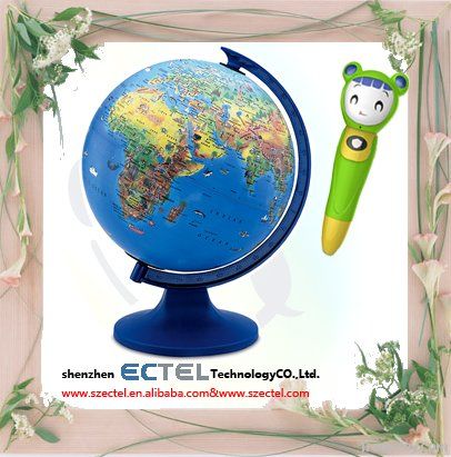 Interactive Educational Speaking Globe