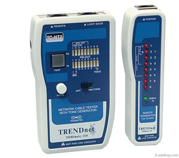 Multifunction network cable tester