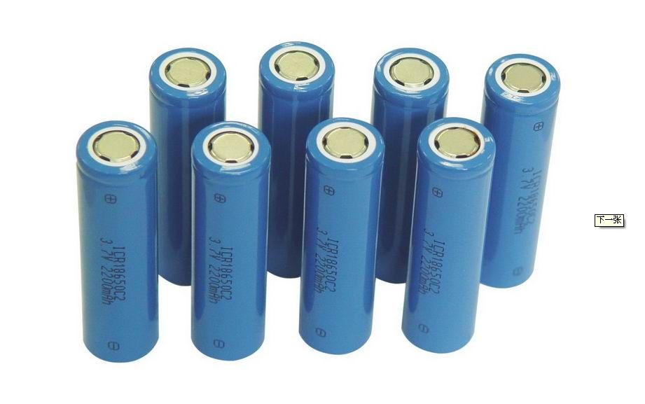 lithium ion rechargeable batteries 18650 3.7v 2200mah