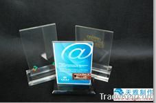 Acrylic transparent menu sign holder