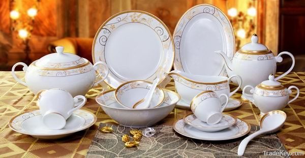 porcelain dinner set