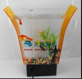 mini fashionable acrylic fish tank/Aquarium
