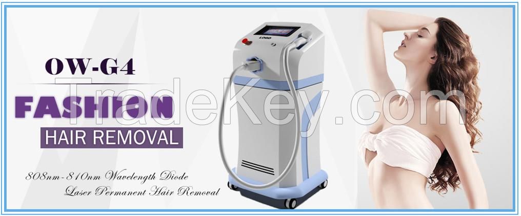 Professional 808nm Diode Laser painfree hair removal beauty equipment