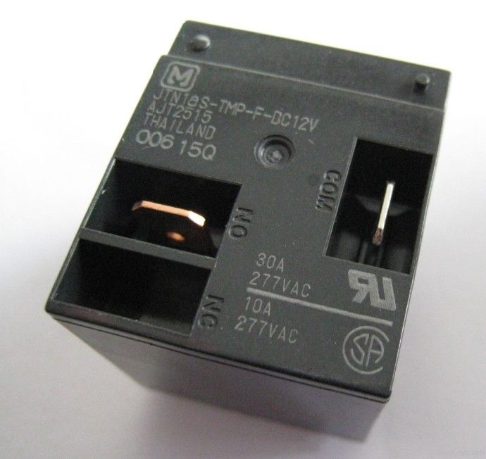 JTN1AS-TMP-F-DC12V - POWER RELAY, SPST-NO, 12VDC, 30A PLU