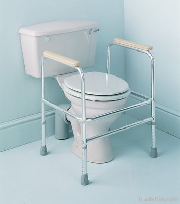 Aluminium Adjustable Height Toilet Surround