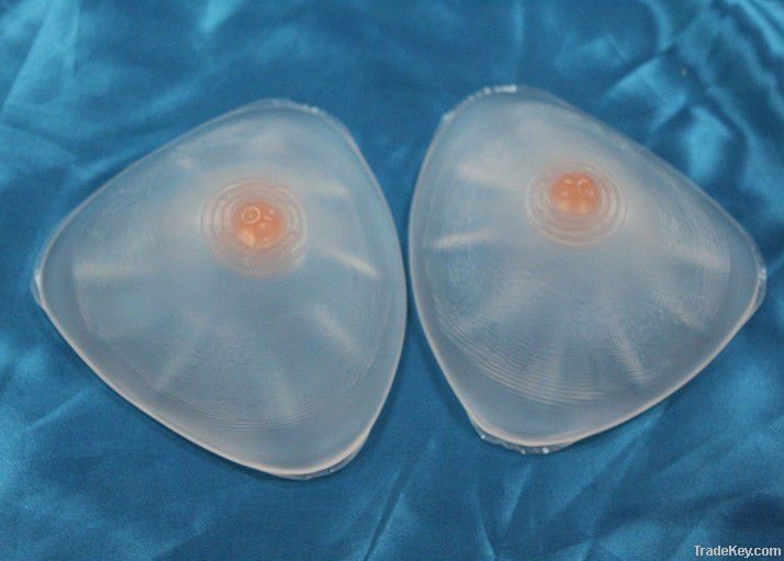 Silicone artificial breast forms forms for mastectomy