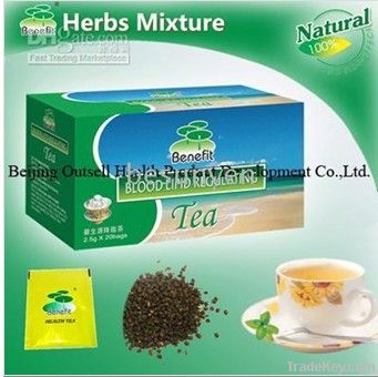 Benefit Blood Lipid Regulating Tea, Green tea, 100% natural herb tea