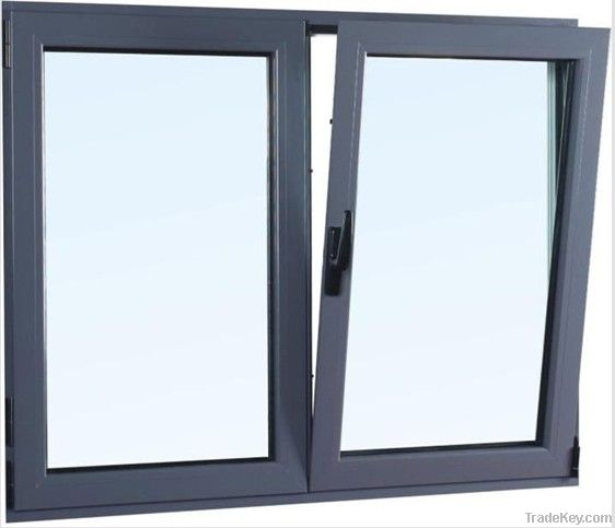 Window aluminum tilt turn glass window