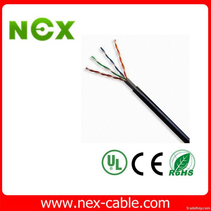 Waterproof Outdoor Full Copper CAT5e/Ethernet Cables with Low Electric