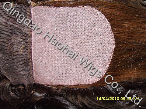 Best sale human hair all hand tied silk top closure