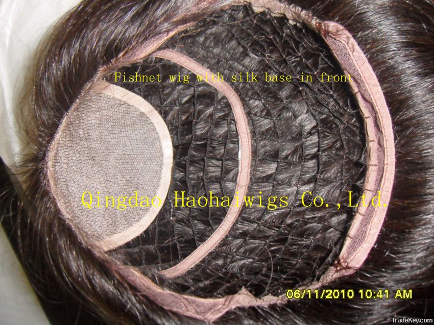 BEST HUMAN HAIR-FISHNET WIGS-18 INCHES