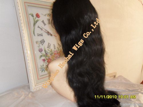 Best sale-human hair-full lace wig-full handtied