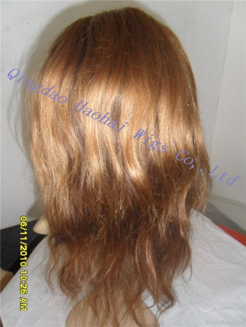 Best sale-human hair-full lace wig-full handtied