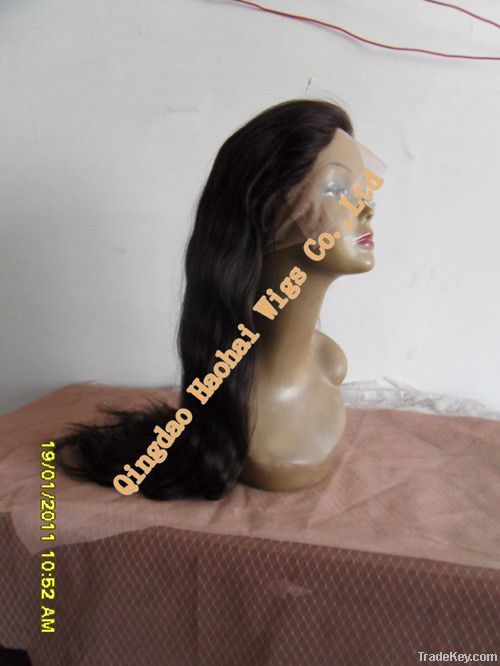 BEST SALE-human hair wig-full lace wig-full handtied-body wave