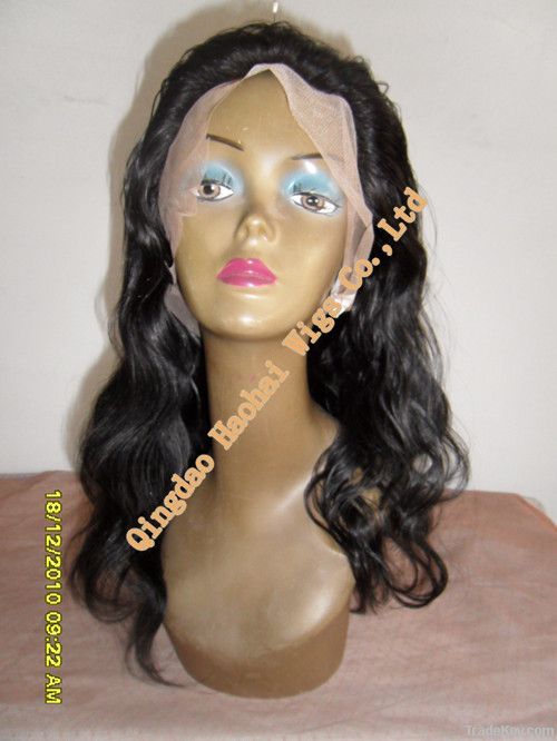 best sale-full lace wig-human hair-full handtied-body wave