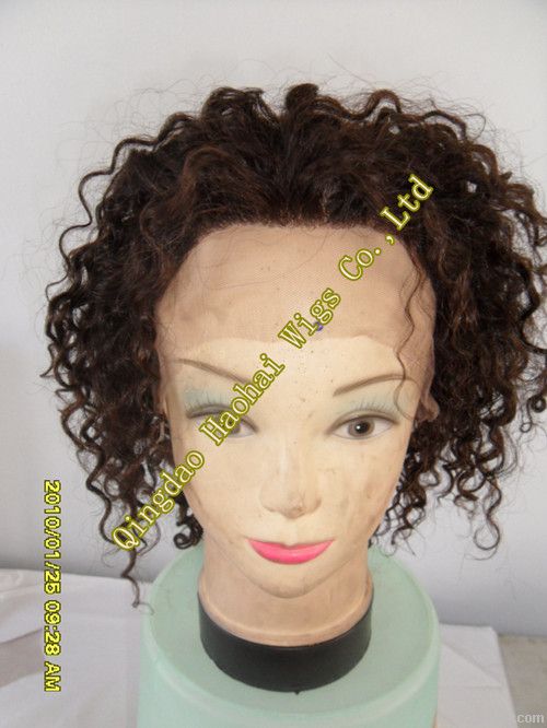 HOT sale-full lace wig-human hair-all handtied