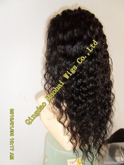FULL LACE WIG-HIGH QUALITY-HOT SALE-REMY HAIR-20''-deep curl