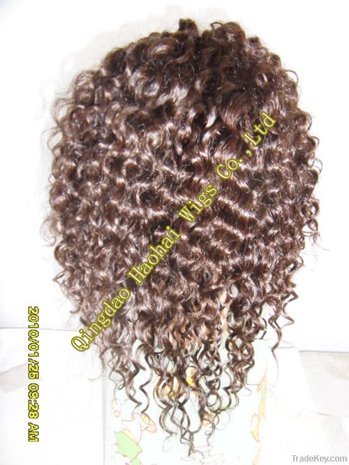 Full Lace Wig, 100% Human Hair, All Hand-tied, Best Quality