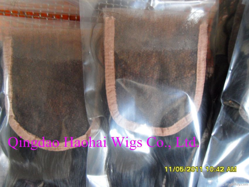 Lace closure, 100% human hair, All Hand tied, Top quality