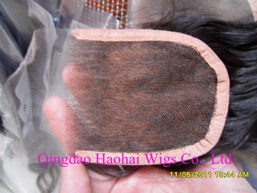 lace closure, 100% human hair, High quality, All Hand tied