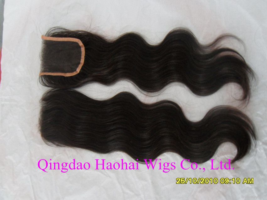 lace closure, human hair, All Hand tied, Top  quality