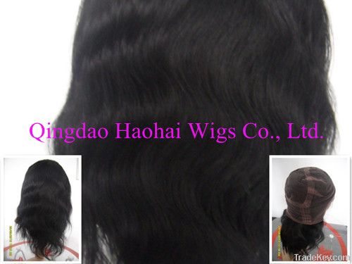 Full lace wigs, 100% human hair, Body Wave, Top quality, No shedding