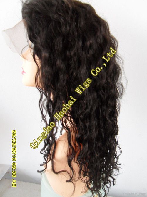 Full lace wigs, 100% human hair, deep curl, Top quality, No shedding