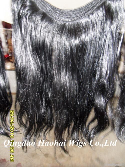 hair weaving, weft hair, natural straight, 100%human hair, tangle free,