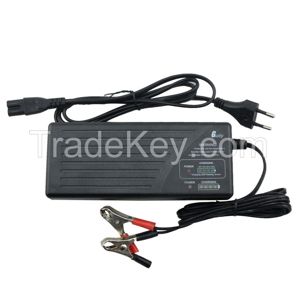 24V/36V Li-ion lipo  electric bike battery charger