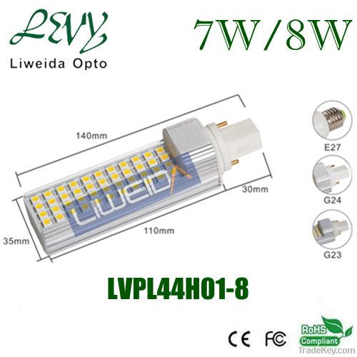 G24 PLC LED Lamp With CE & RoHS