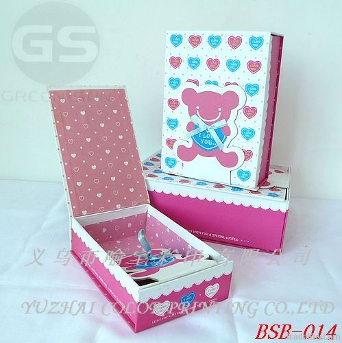 2011 new design printed gift box packaging