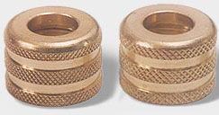 Brass Round Knurled Inserts