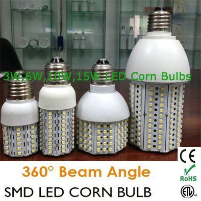 E27 15W 110/220V LED corn light bulb LED warehouse industry lamp with 360 degree beam angel cool white warm white 216pcs SMD 3528LEDs