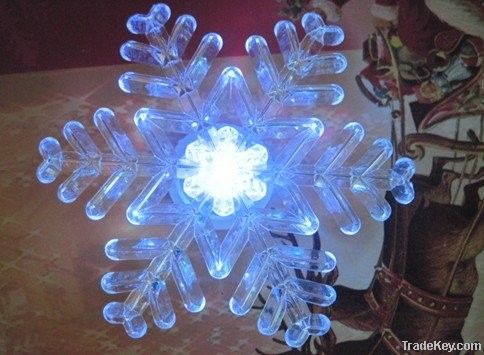 HOT LED Christmas snowflakes, lighted christmas decoration, wholesale fa