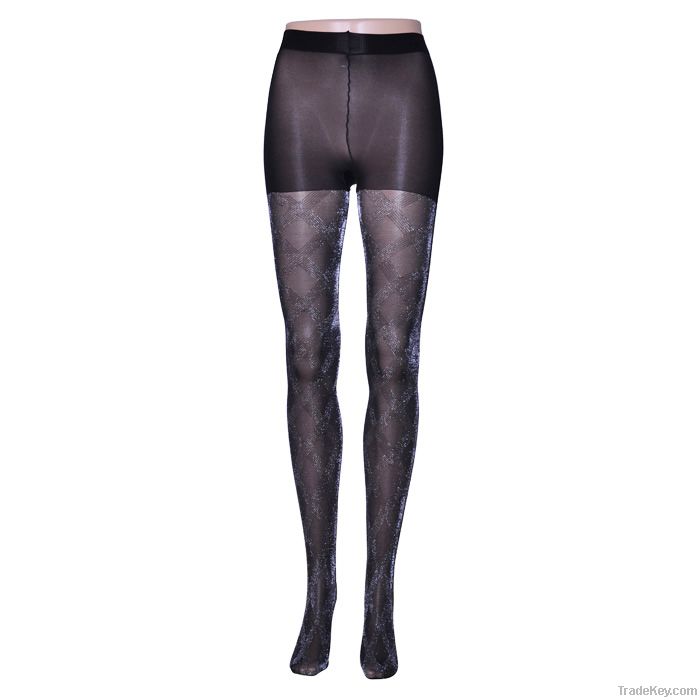 Ladies jacquard pantyhose  tights