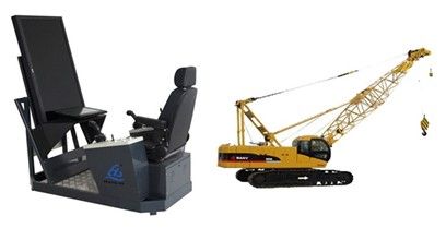 crawler crane operator training simulator 