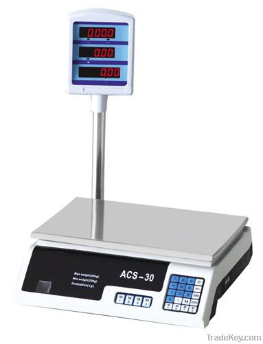 digital weighing scale with pole