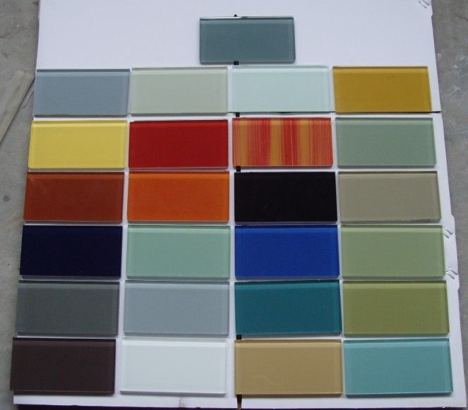 98*98*8MM 100*100*8MM Glass tile for wall floor, home decoration
