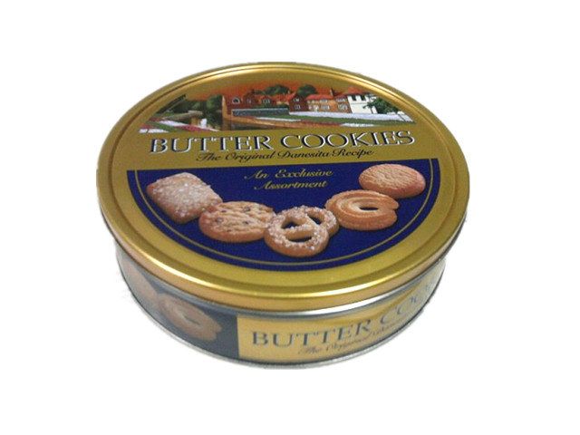 Round Cookies Tin Box