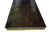 Stained bamboo flooring