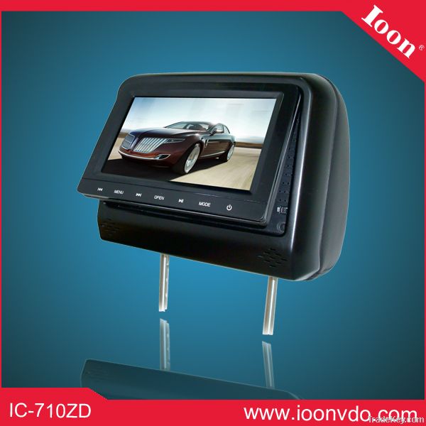 7inch Headrest Combo DVD Monitor with Touch Button