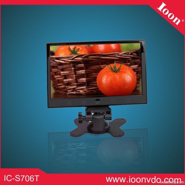 7inch Digital Headrest Monitor with Touch Button