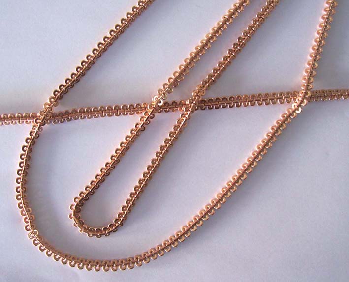 brass chain design