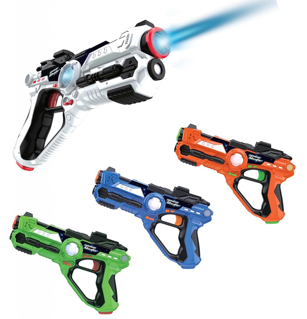 Laser Gun Set For Kids And Adults, Infrared Laser Tag Game For Boys & Girls (2 Blasters Included), Cool Blaster Sounds With Optional 4 team Multiplayer Selection