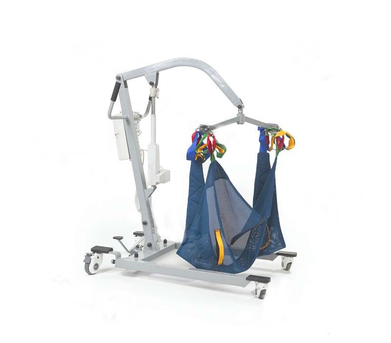 Electric Patient Lifter, Square Powder-coated for Home Care, Canvas Sling with Headrest