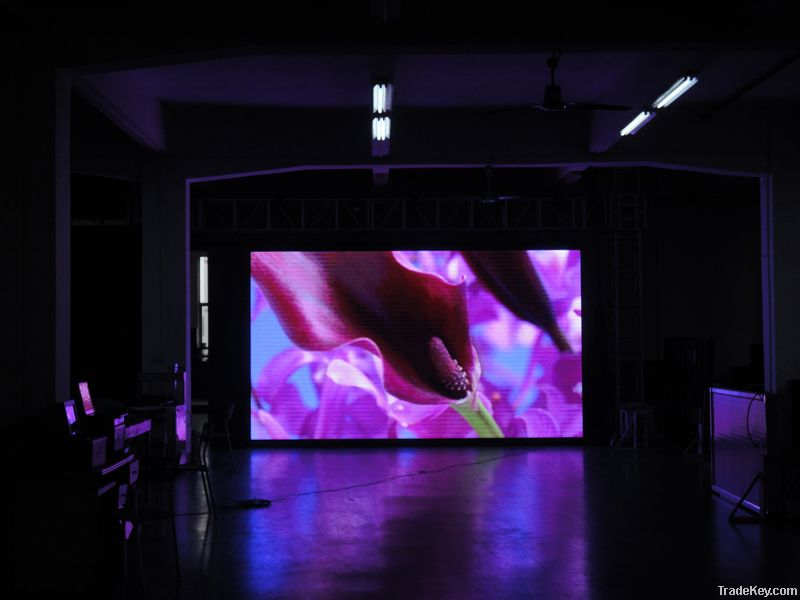 indoor full color led video wall p10