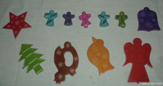 Christmas Ornaments Stone Carvings