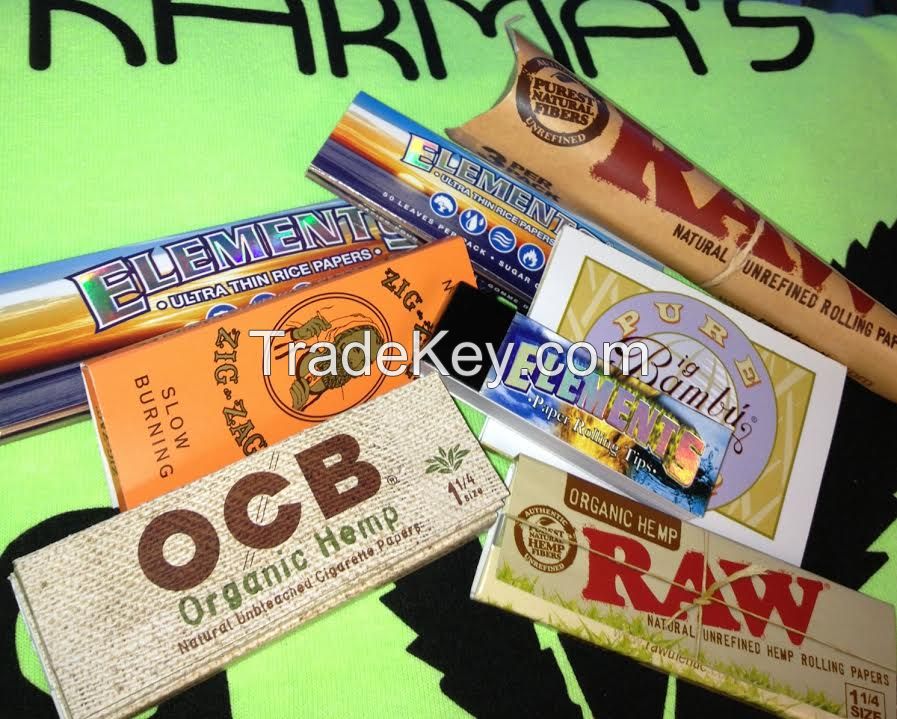 J26 LIGHTERS, CLIPPER LIGHTERS, RIZLA PAPERS, OCB PAPERS, RAW PAPERS, BOB MARLEY PAPERS, ZIG ZAG PAPERS, SMOKING PAPERS, ROLLING PAPERS, FILTERS, CONES