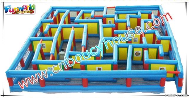 inflatable maze/inflatable sport games